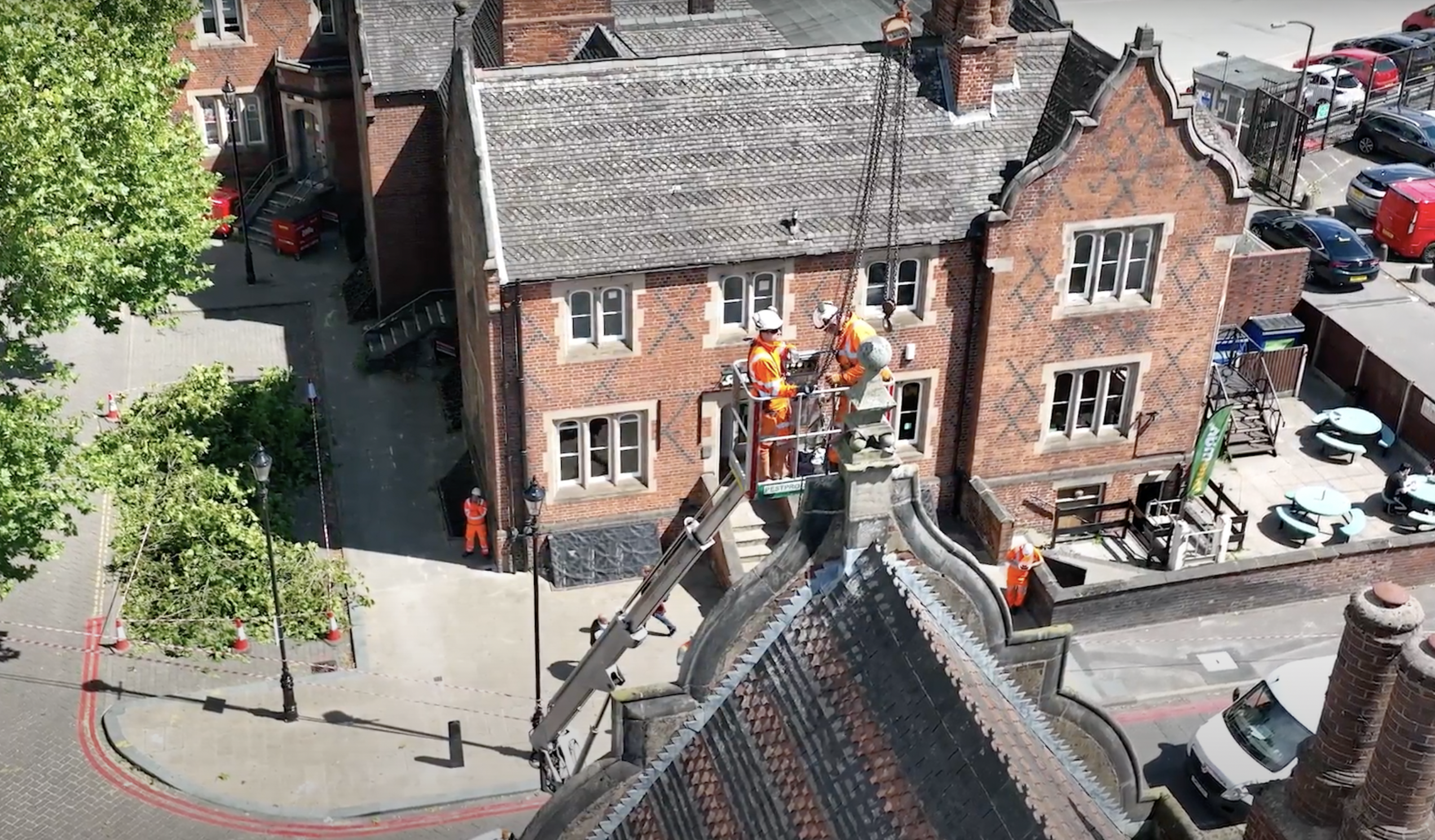 Stoke on Trent Station re opened after temporary repairs on roof