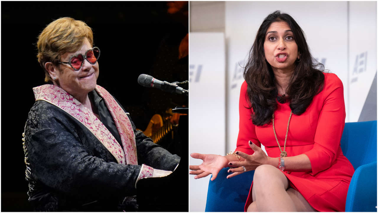 Elton John ‘very concerned’ over Braverman’s comments about LGBT refugees