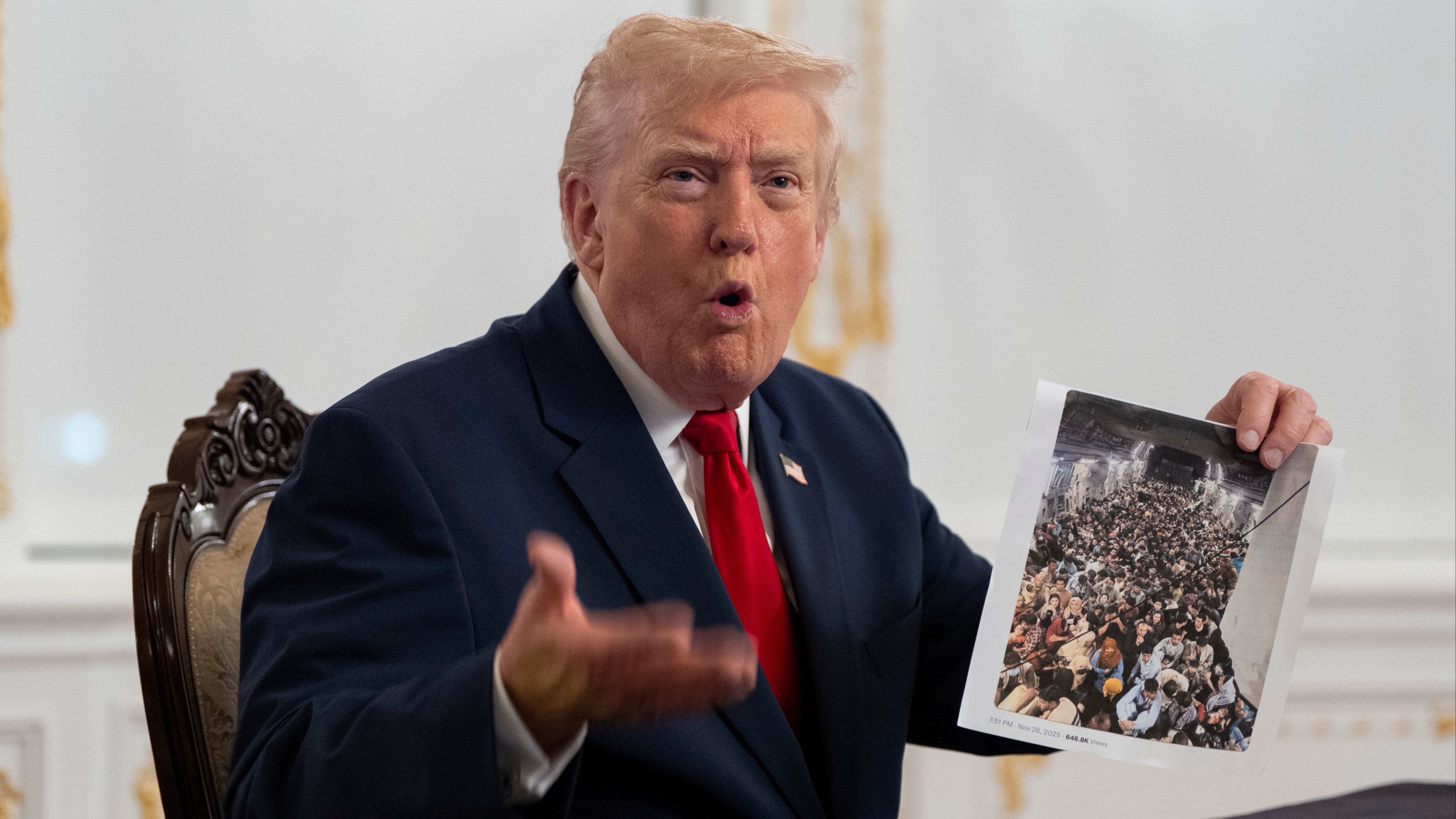 Trump says US will 'permanently pause migration' from 'third world countries'