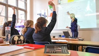 TEACHER AND CLASSROOM - PA IMAGES