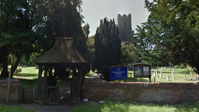 All Saints Church at Worlingham near Beccles.
Credit: Google Maps