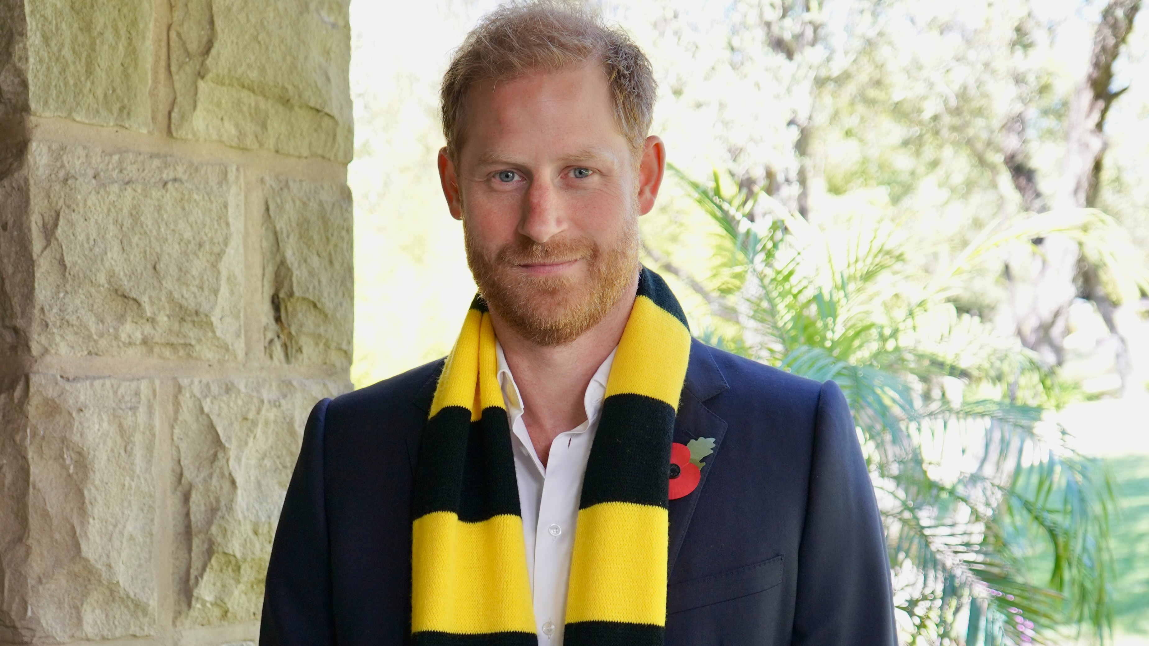 Harry hails Britain's banter and bravery in letter to bereaved military children