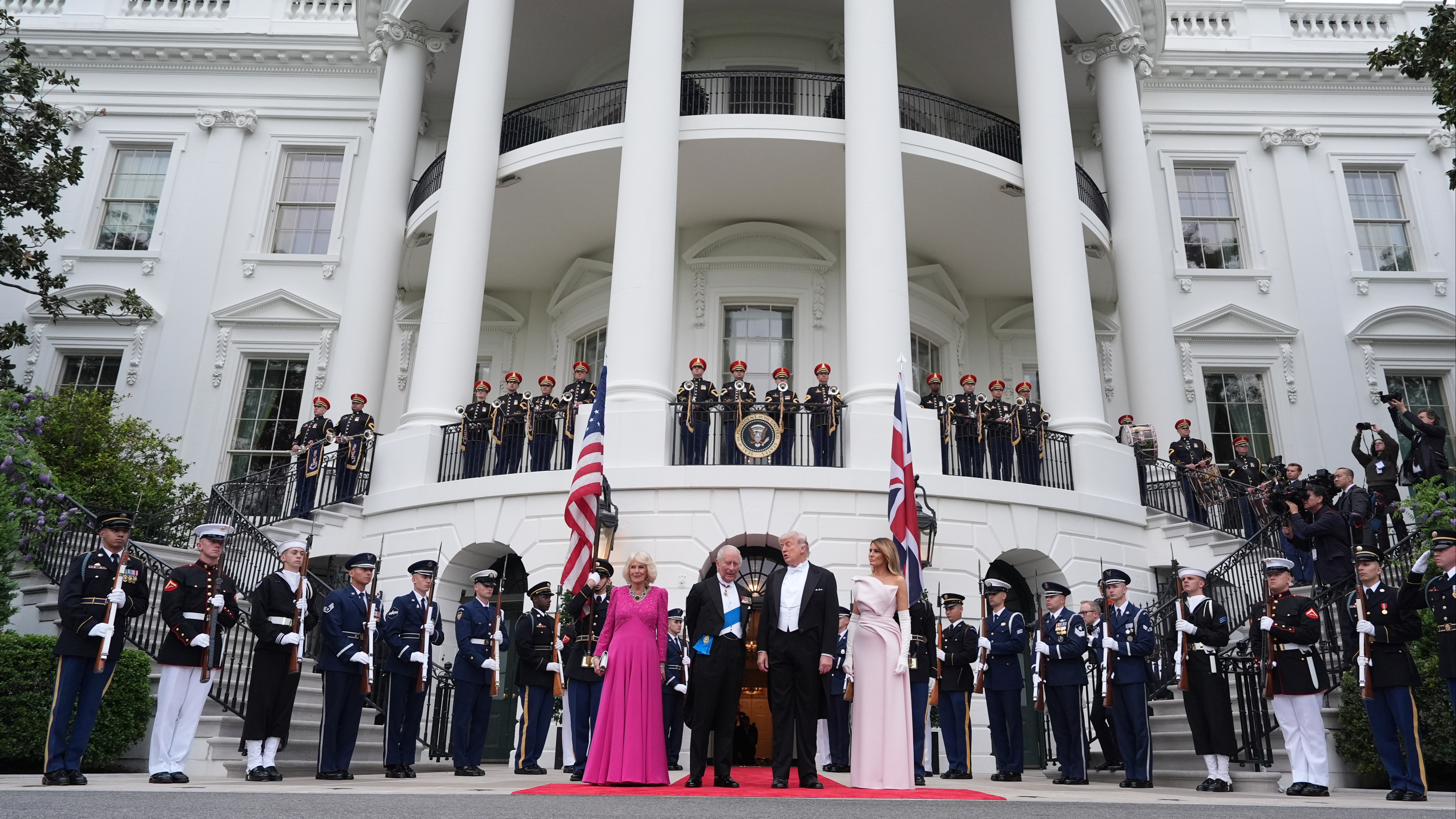 President Trump says King Charles âagrees with meâ that Iran should never have nuclear weapon