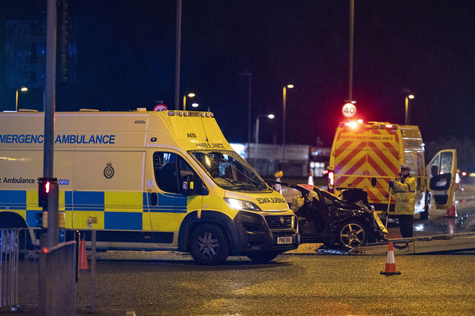 Eyewitnesses Describe Crash In Kirkby As Massive As Five People Taken To Hospital Itv News