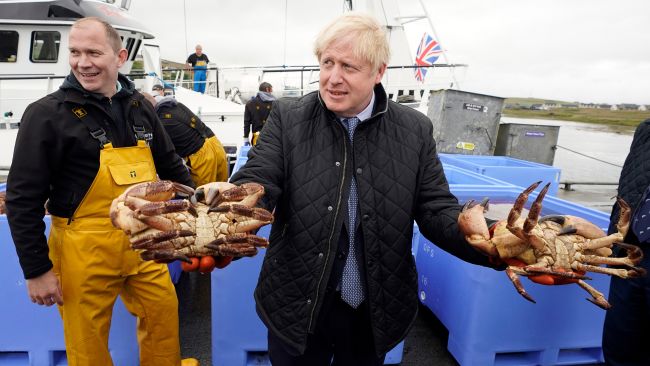 The prime minister has been keen to support the UK's fishing industry.