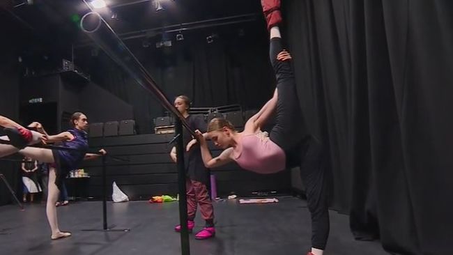 Kyiv Ballet rehearse for their performance in York.
ITV News Tyne Tees