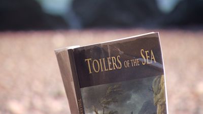 The book on the seaside.