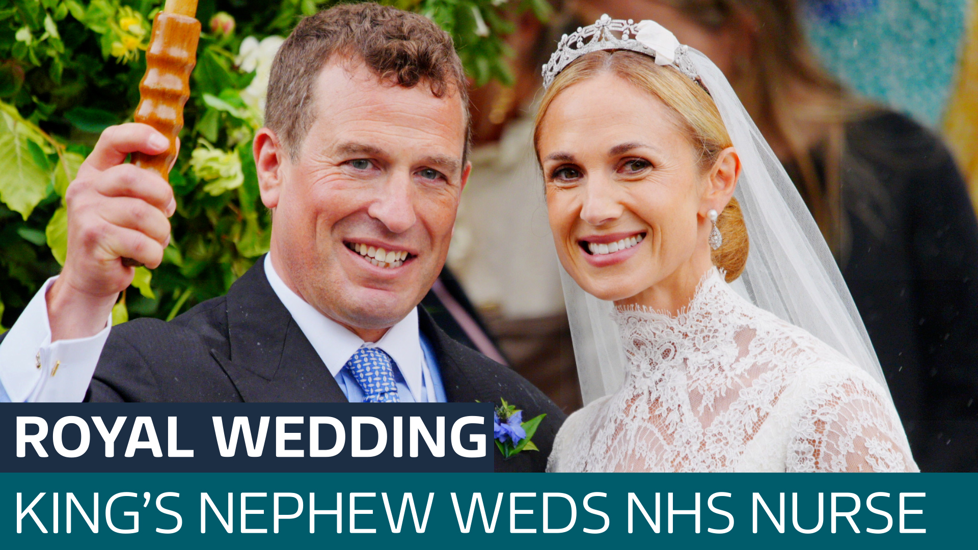 Royal family attends wedding of King's nephew Peter Phillips and NHS nurse Harriet Sperling