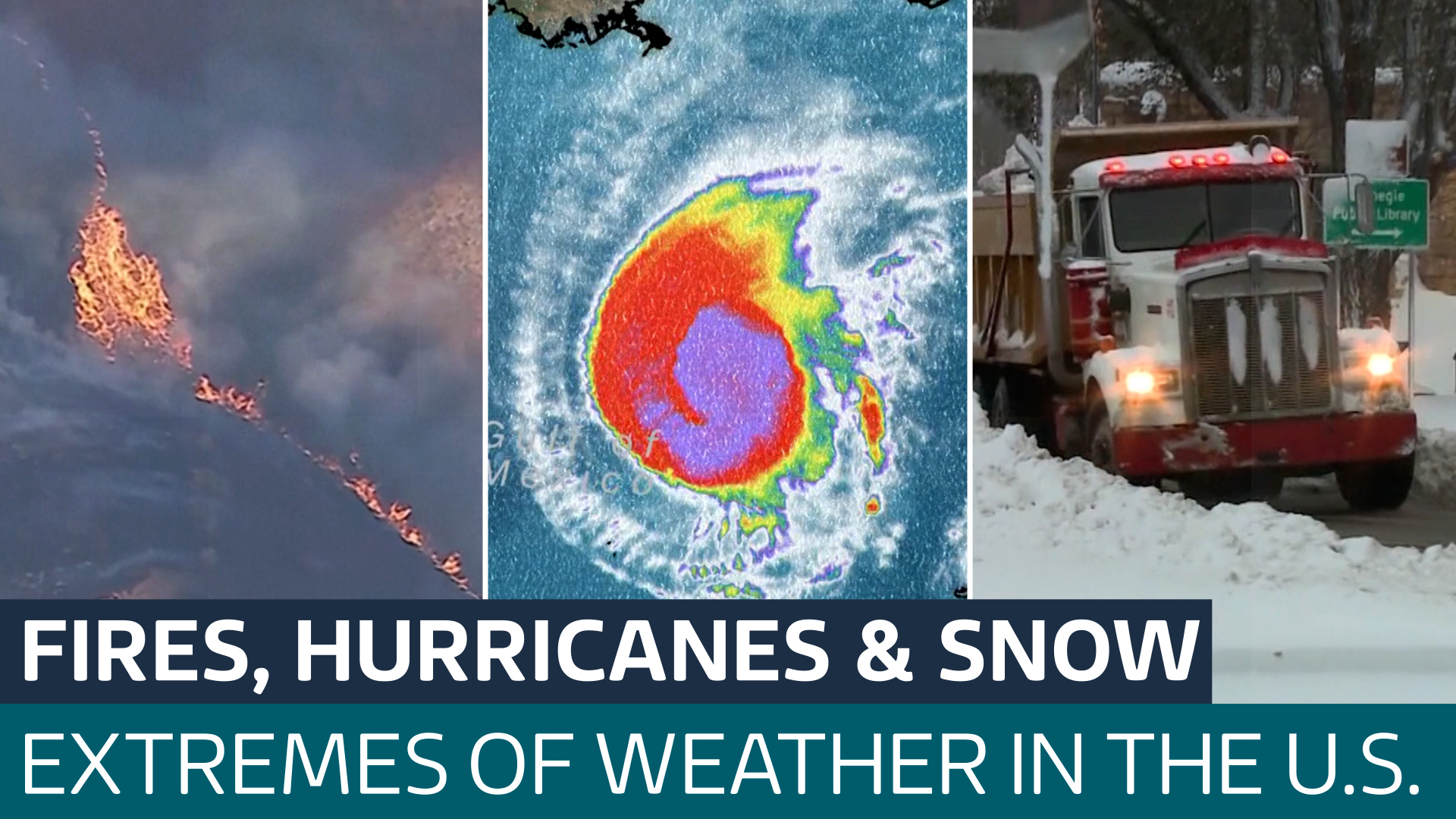 U.S. States see 'unprecedented' weather conditions - Latest From ITV News