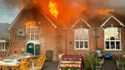 FIRE AT SCHOOL IN WILTSHIRE