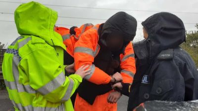 Protesters from Just Stop Oil were arrested by Essex Police.
Credit: Essex Police