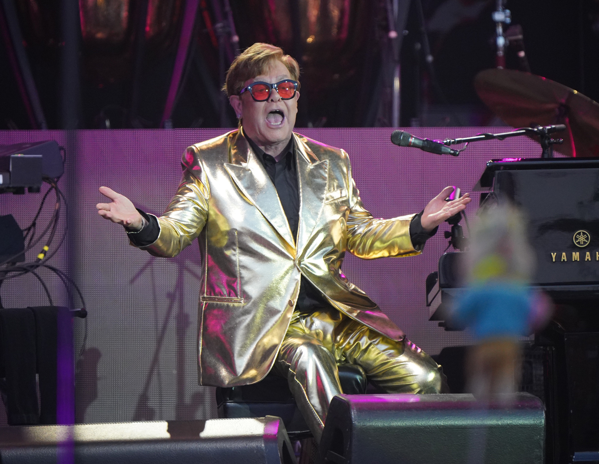 Queuing from 4am: Sir Elton John fans gear up for his Glastonbury  performance