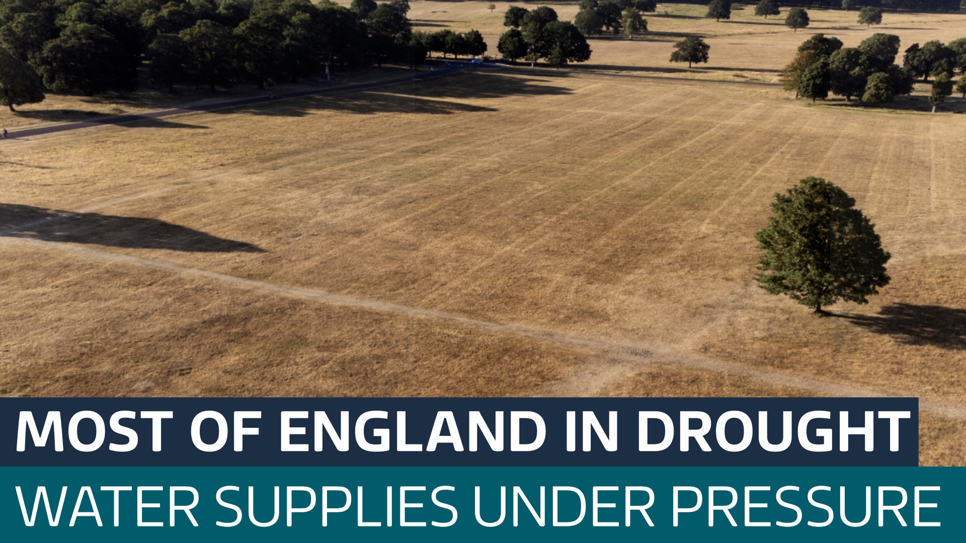 Dry weather puts water supplies under pressure as almost three-quarters of England now in drought