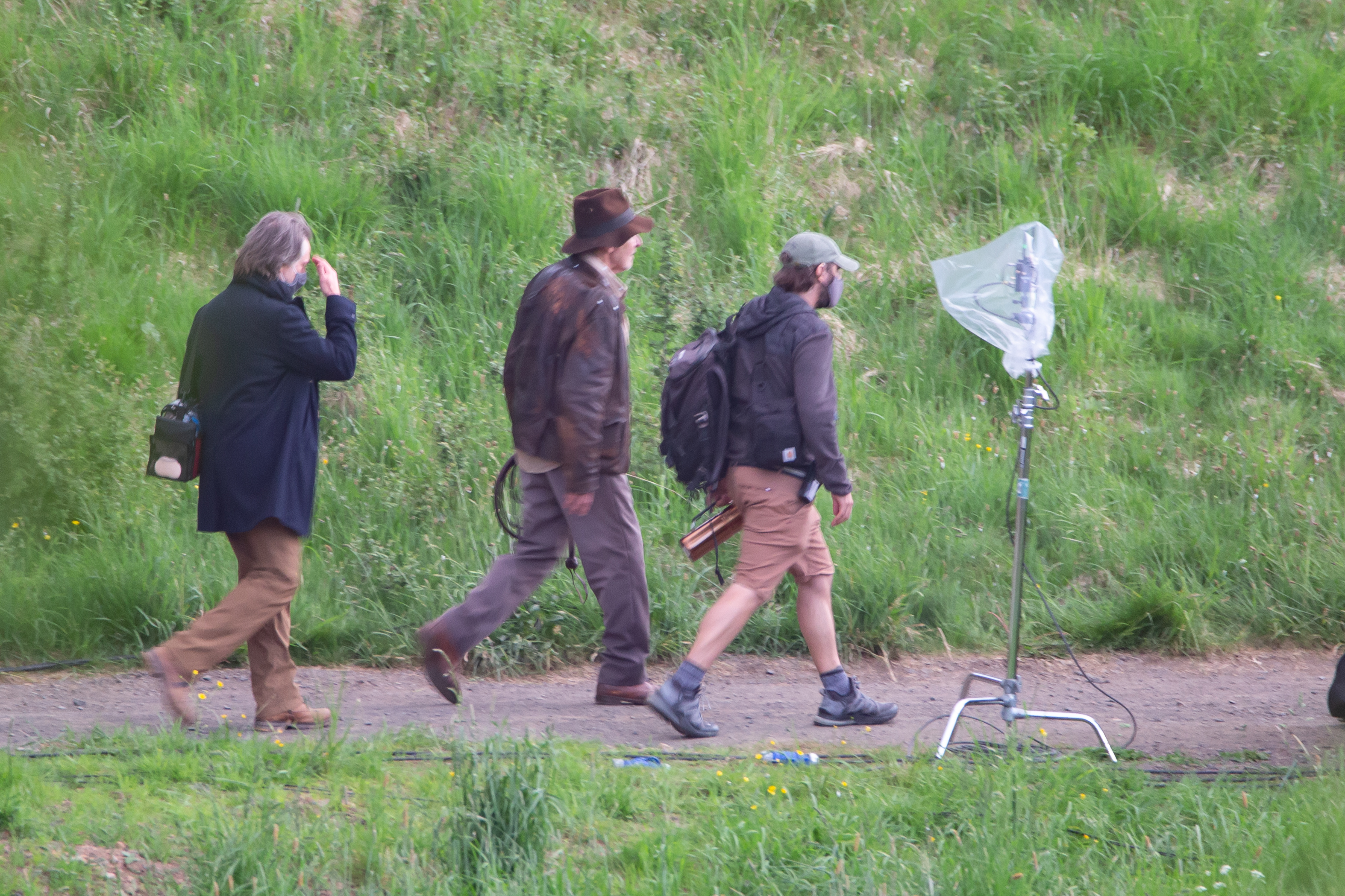 Harrison Ford Spotted Filming Fifth Indiana Jones Film In The Scottish Borders Itv News Border