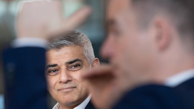Mayor of London Sadiq Khan (left) with Martin Lewis from Money Saving Expert