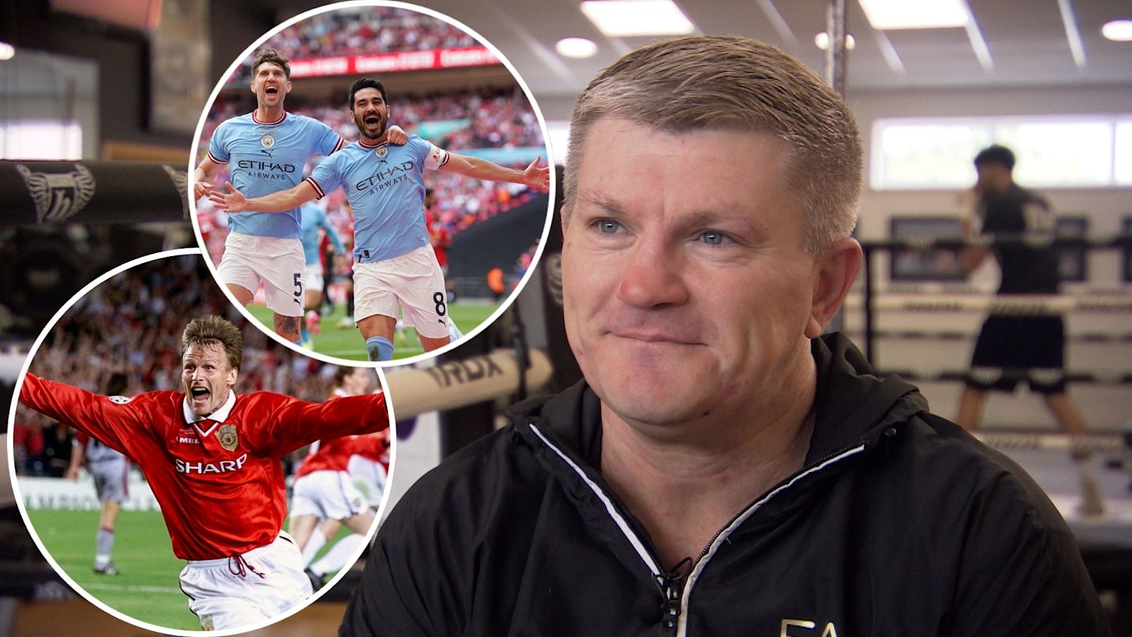 Manchester Ricky Boxer Former boxer Ricky Hatton says Manchester City would beat 1999 United ...