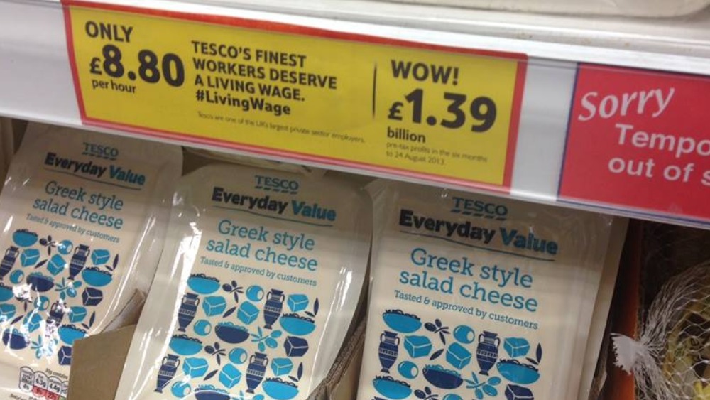 Tesco Minimum Wage