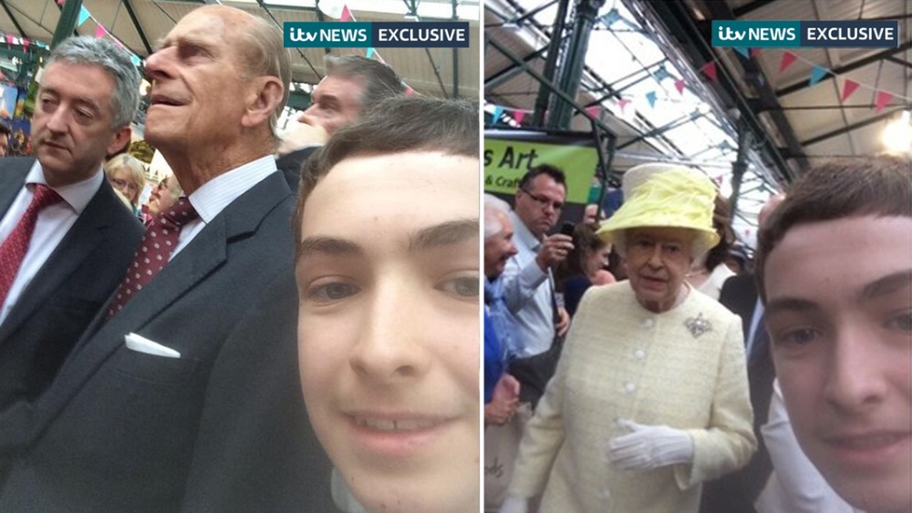 The young King of royal selfies strikes again: First the Queen, now ...