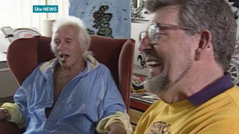 We Go Back A Long Time Itv Footage Shows Rolf Harris Joking With Jimmy Savile About Their 