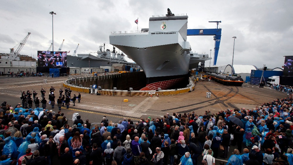 HMS Queen Elizabeth in numbers | ITV News