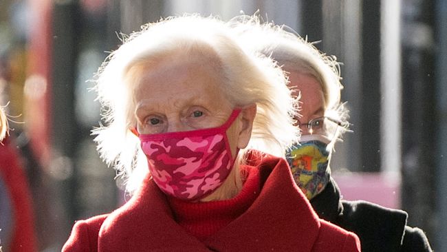 Shelagh Robertson arriving at Cambridge Magistrates' Court for an earlier hearing.
Credit: PA