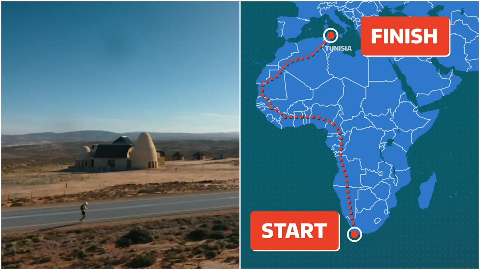'I'm out here living': Russell Cook aims to become first person to run ...