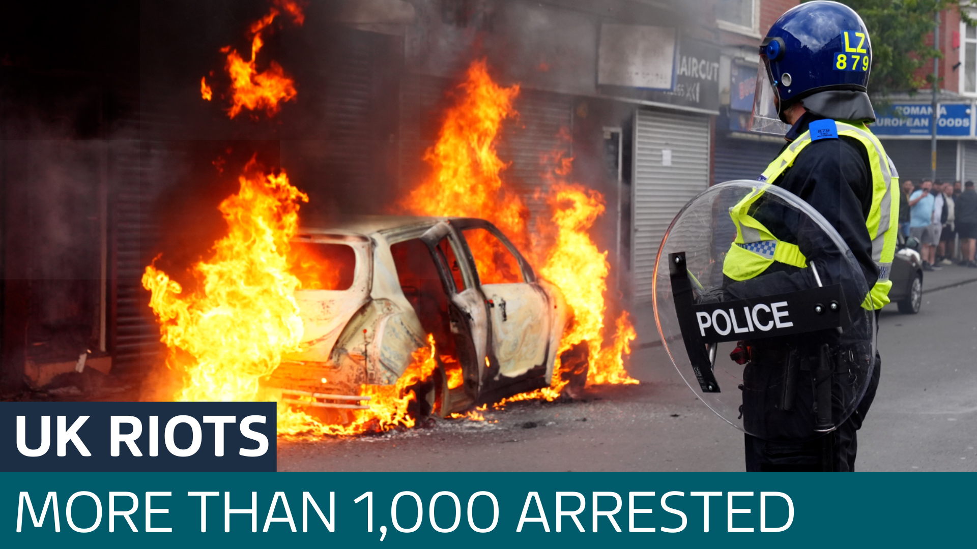More than 1,000 people arrested in relation to riots since Southport ...