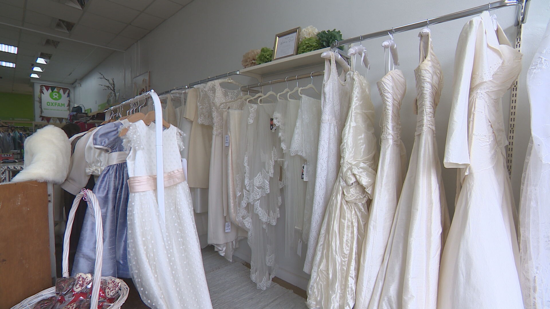 Oxfam bridal shop hotsell