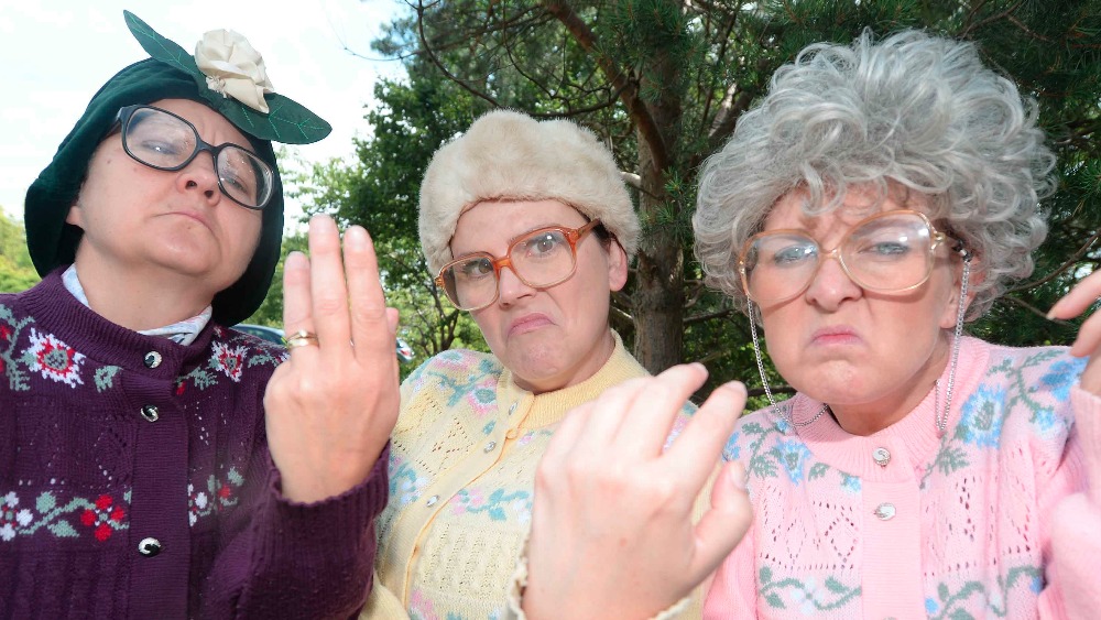 Grannies Having Fun