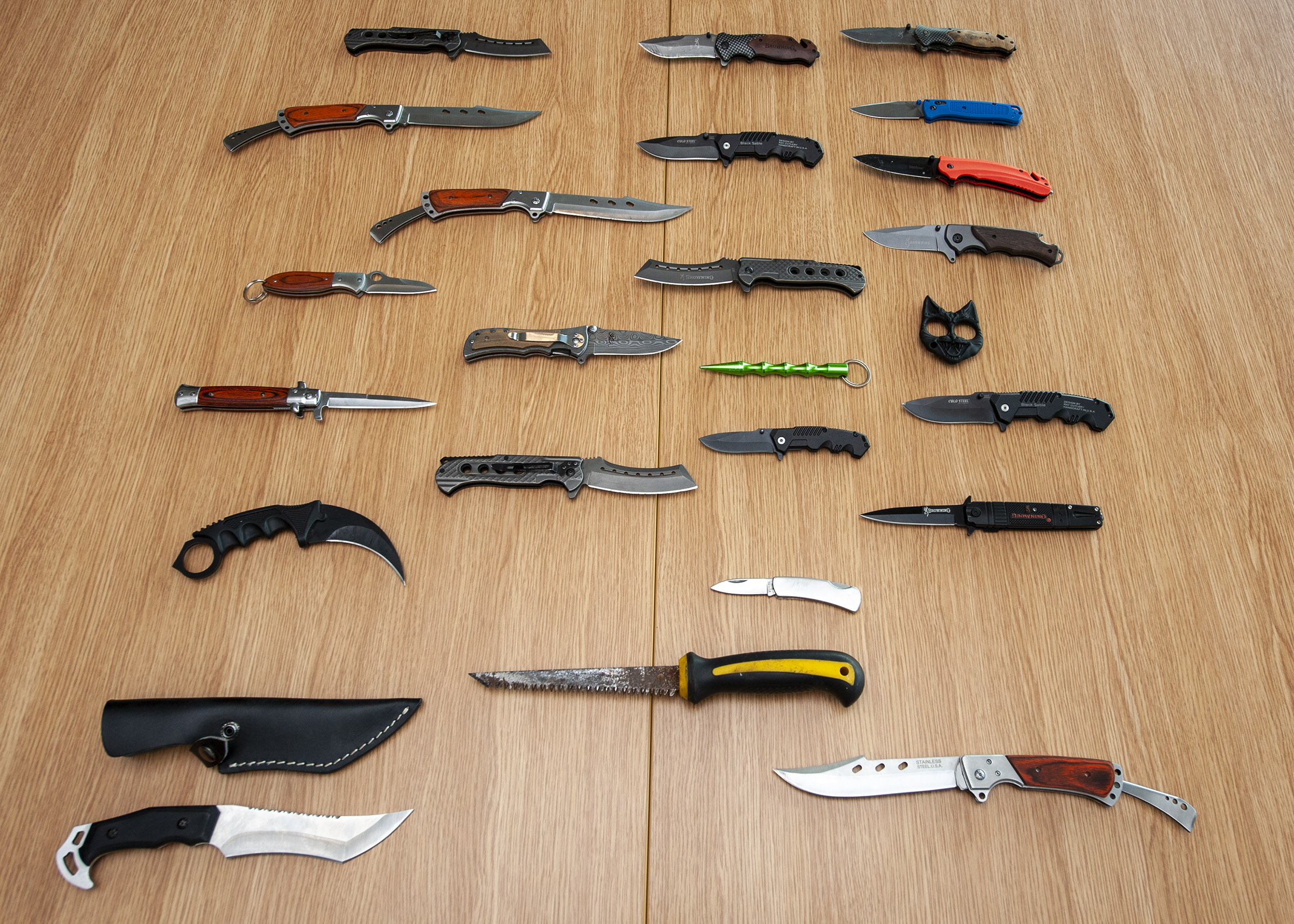 Northumbria Police make 127 arrests, and seize nearly 60 weapons during