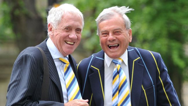 Harry Gration and Dickie Bird