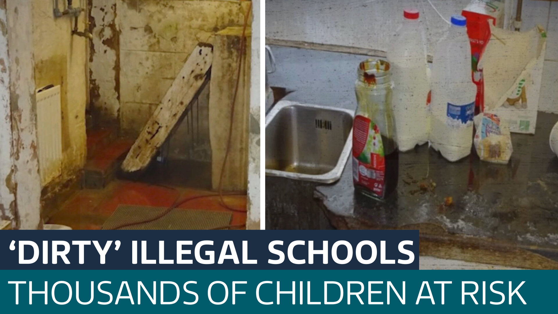 ITV News uncovers more than 20 illegal schools operating across the UK