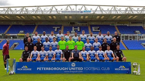 Peterborough United release picture of Ashley Cole sneaking into their team  photo | ITV News Anglia