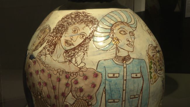 An exhibition of Grayson Perry's early work is on display in Norwich.
