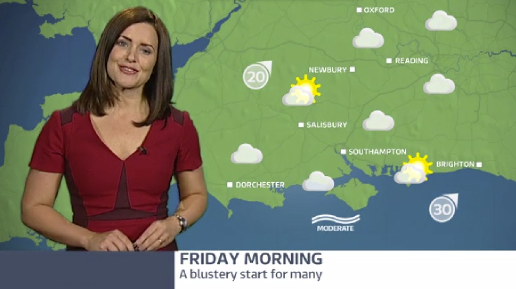 Meridian West A blustery start with clouds & some rain ITV News Meridian