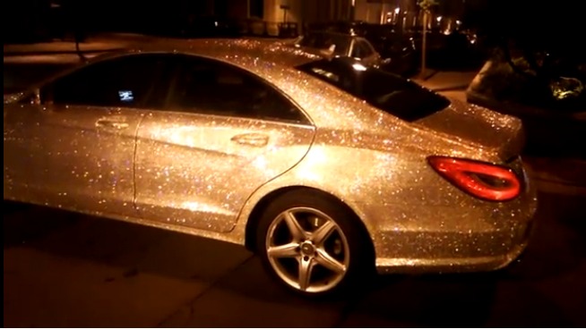 Crystal-encrusted Mercedes to go under the hammer