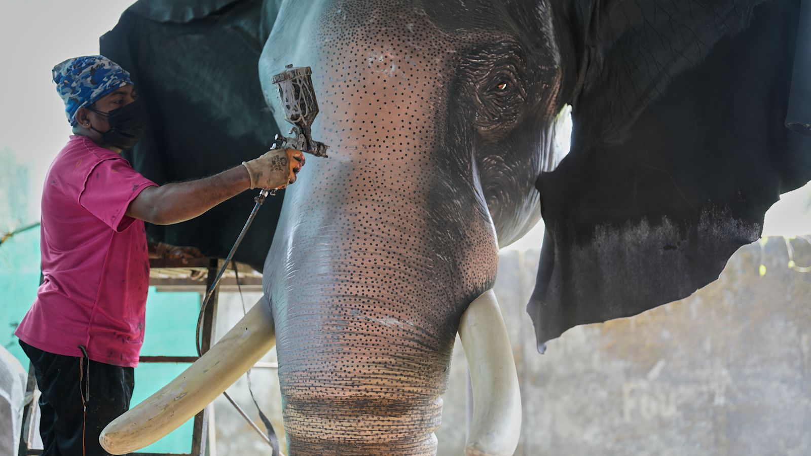 Robotic elephants are replacing live ones at some Indian temples in a ...