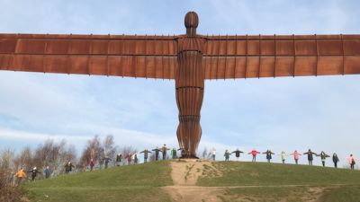 On 25th anniverary of Angel of the North 