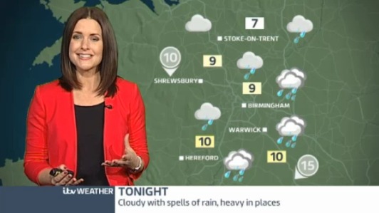 West Midlands weather: Heavy rain & strong winds | ITV News Central