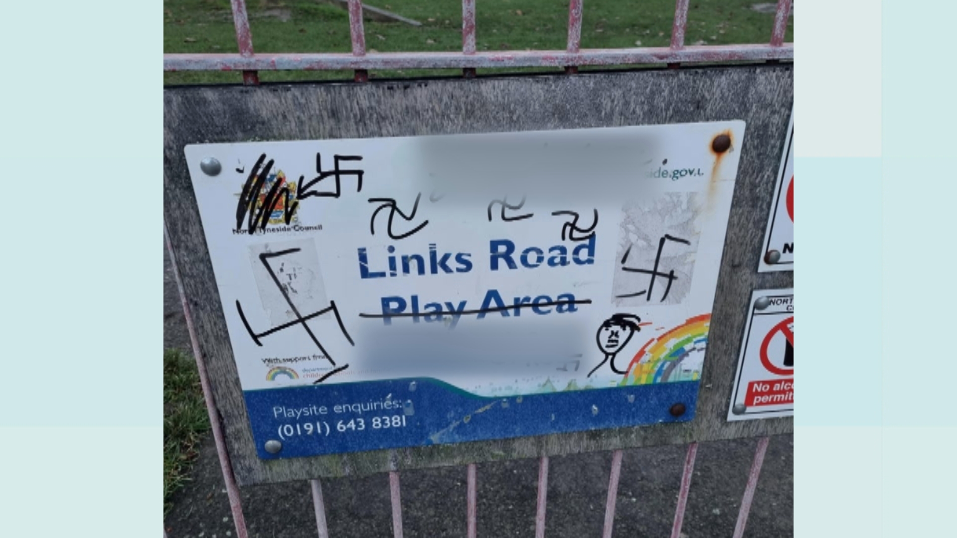 Swastikas And Anti-semitic Graffiti Appear In Cullercoats Park For The ...