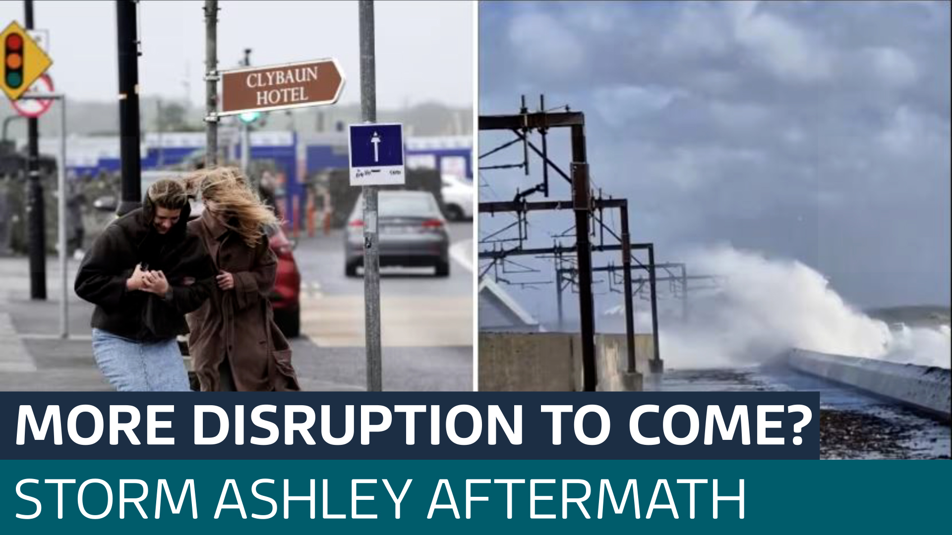 Storm Ashley leaves thousands without power and causes dozens of ...