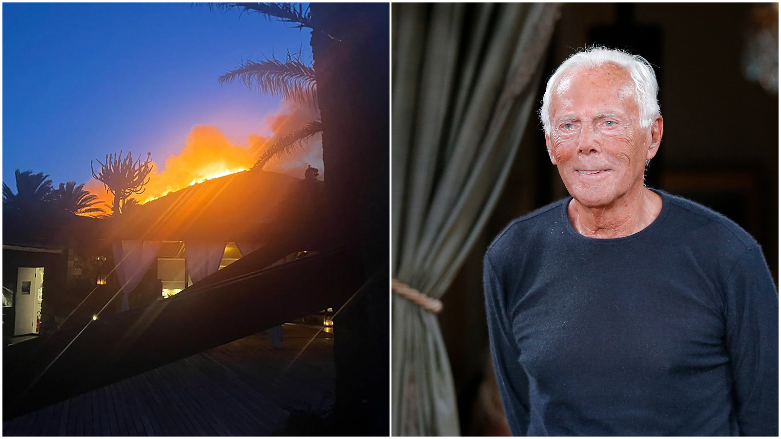 Giorgio Armani among holidaymakers forced to flee villas as