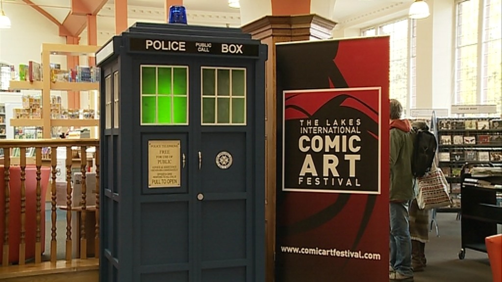 Batman and Doctor Who take over Comic Art Festival | ITV News Border