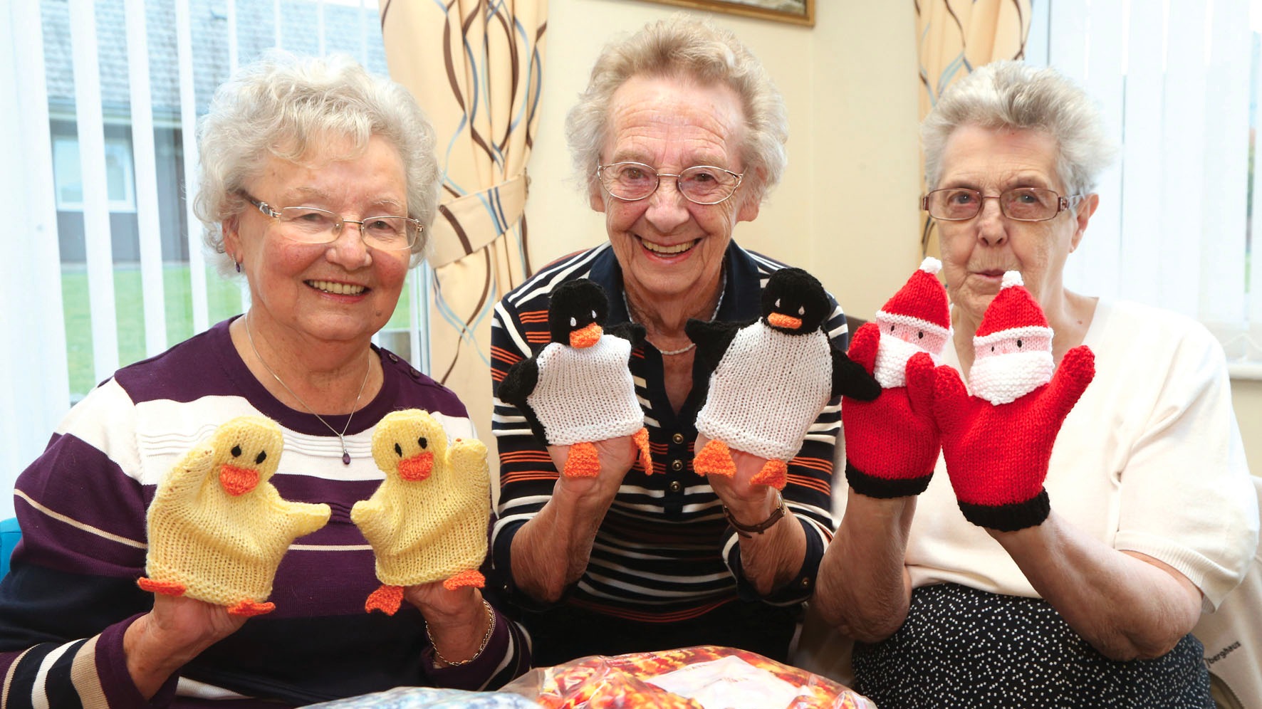 Knitting group in County Durham help the homeless with winter layers