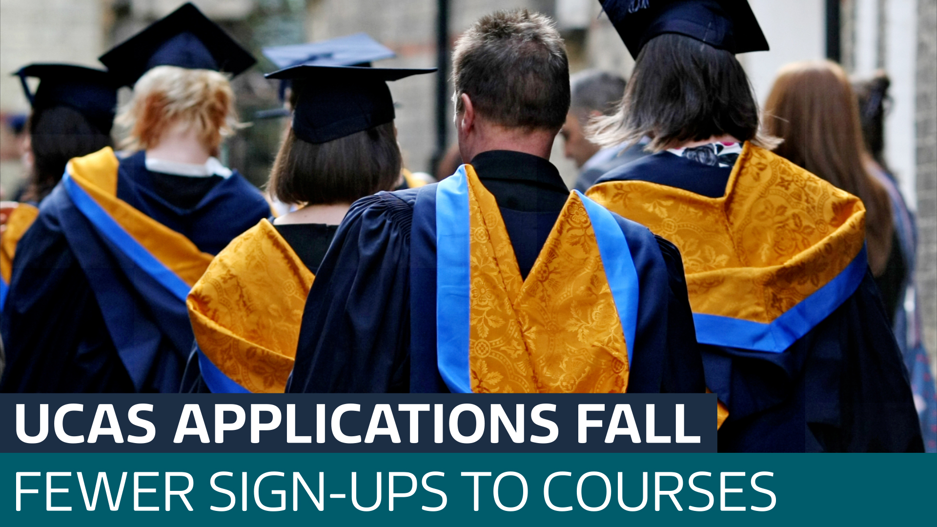 Applications for university and college courses fall for this year ...