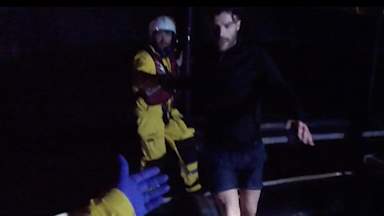 DJ Jordan North rescued from River Thames after trying to save dog