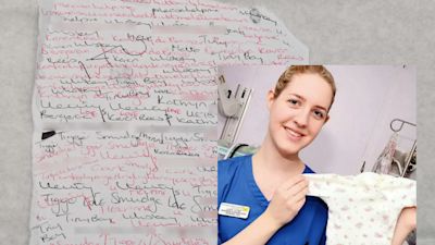 'Maybe this is down to me': Jury shown nurse's handwritten notes found ...