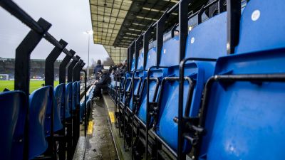 Wycombe Wanderers introduce a safe standing sector to the stadium during the Sky Bet League One match at Adams Park Stadium, Wycombe. Picture date: Saturday January 8, 2022.
PA