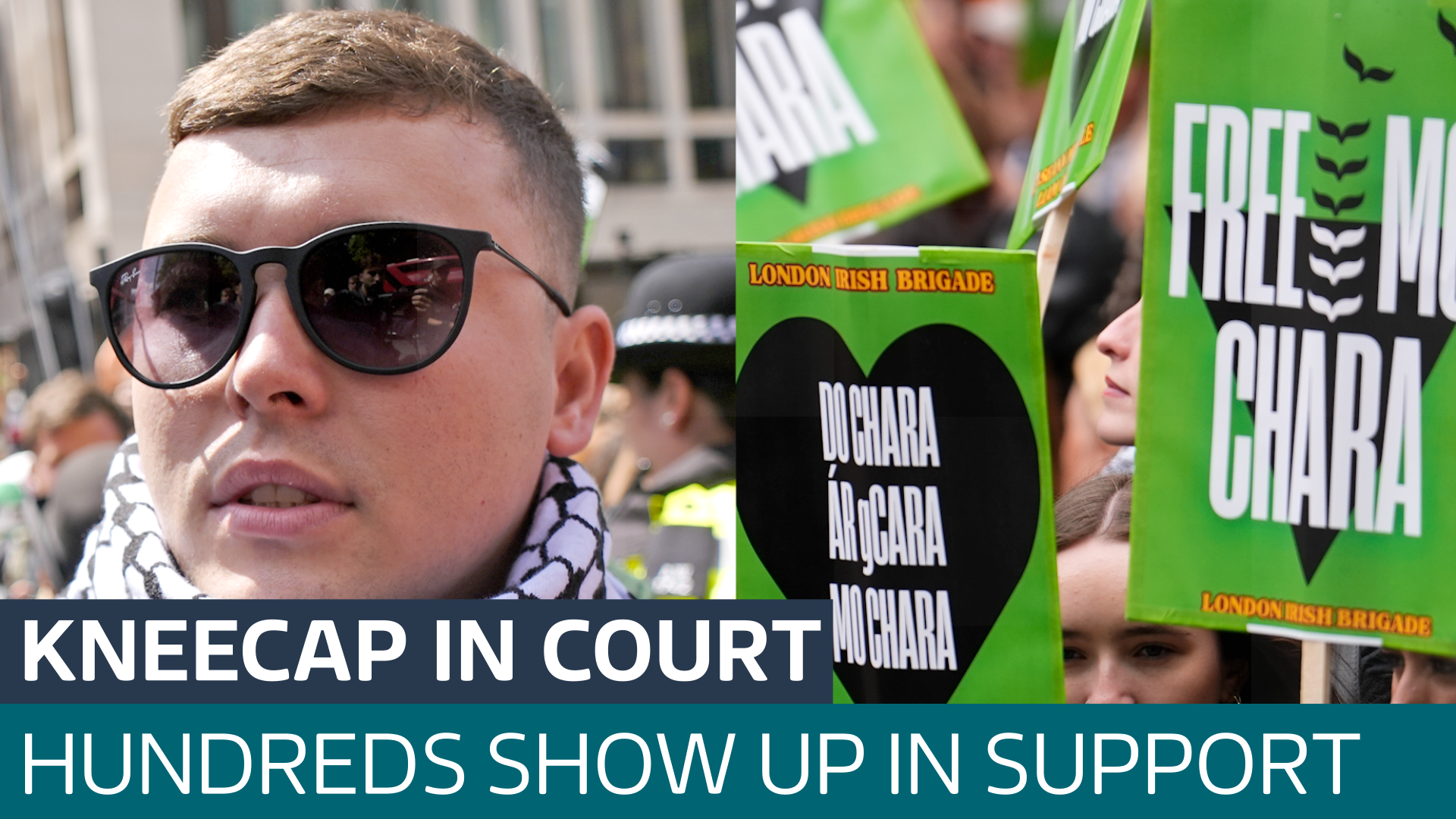 Kneecap rapper Mo Chara appears in court for alleged support of ...