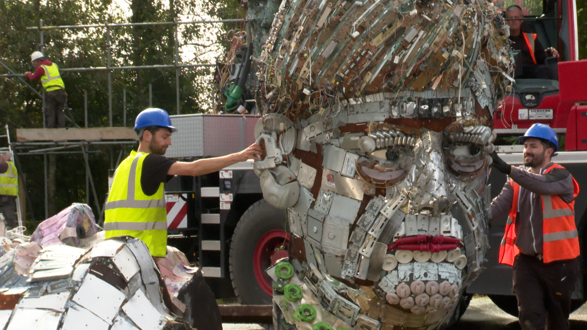 'Mount Recyclemore' sculpture dismantled after a year on display at ...